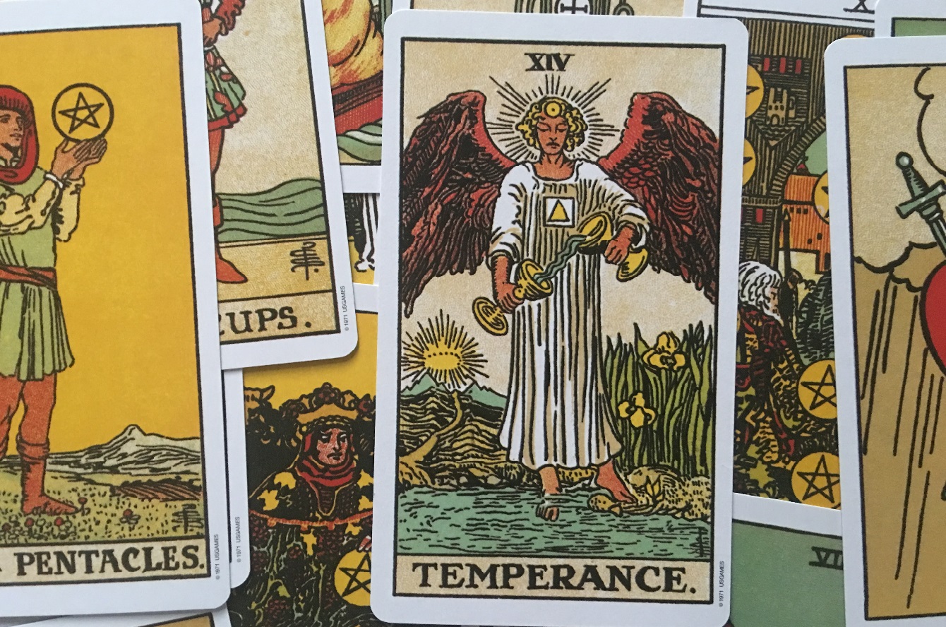 The Temperance Tarot Card