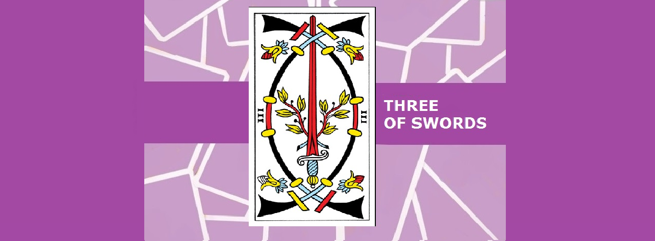 Three of Sword Tarot Card