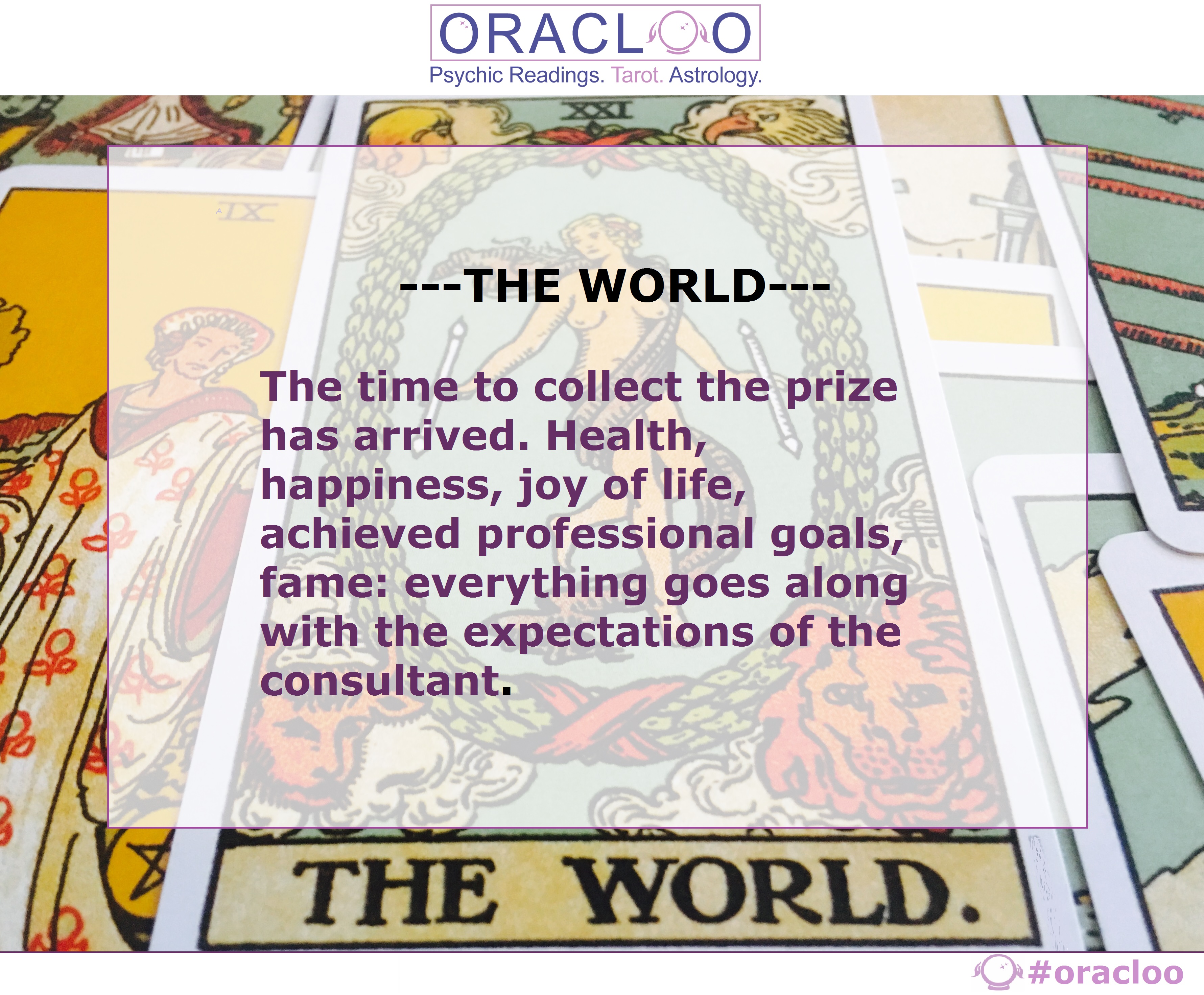 The World Tarot Card Oracloo
