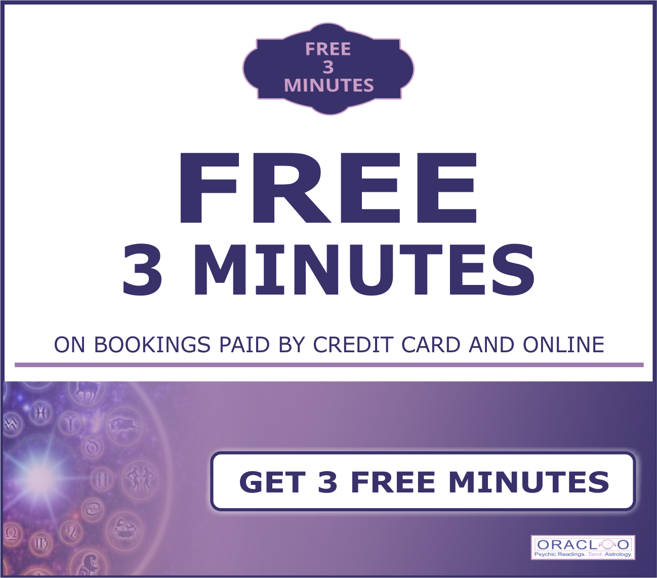 Free 3 Minutes Promotion