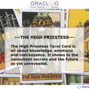 THE HIGH PRIESTESS tarot card