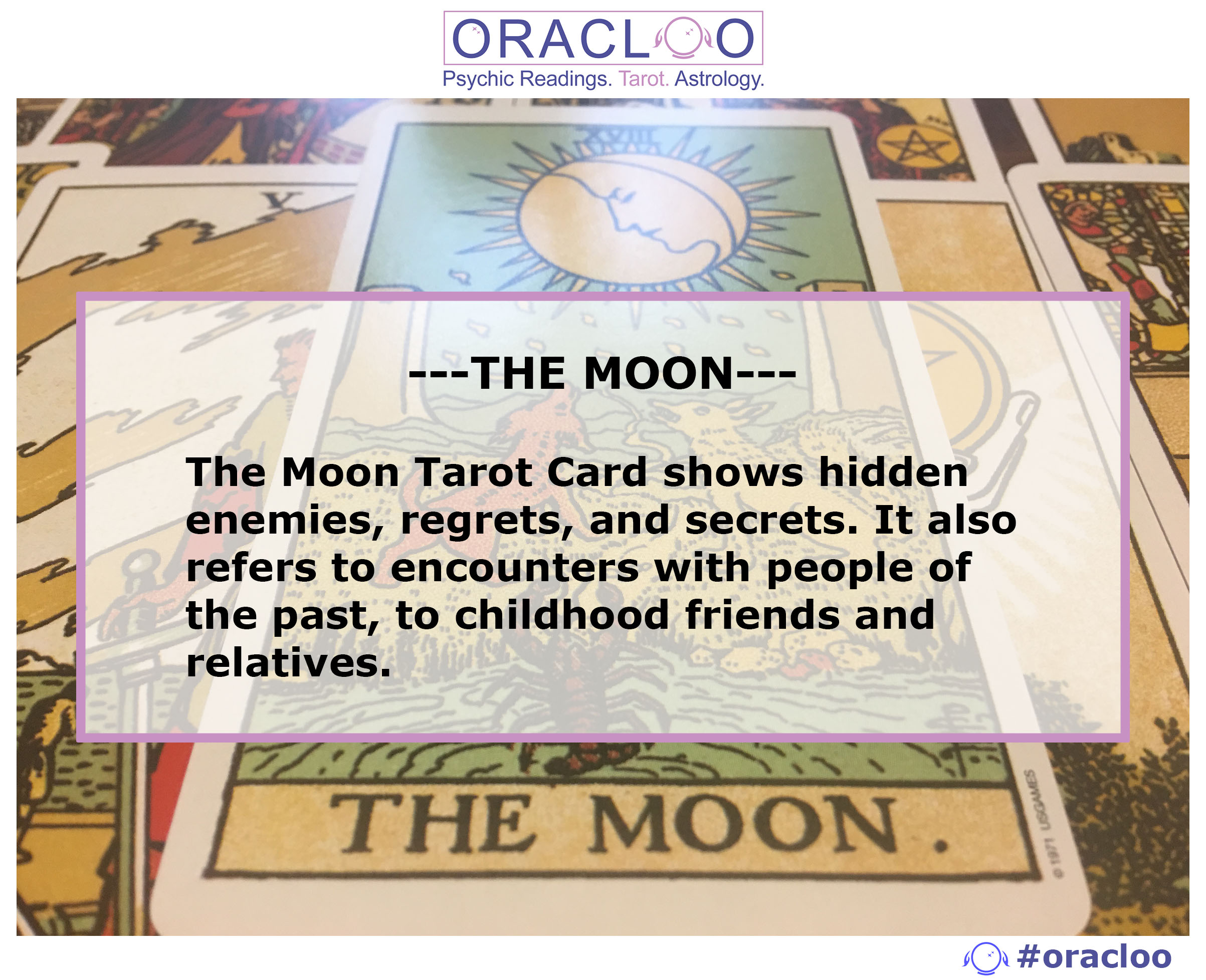 THE MOON tarot card