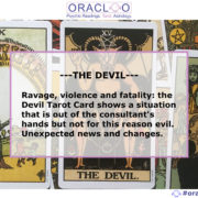 THE DEVIL tarot card