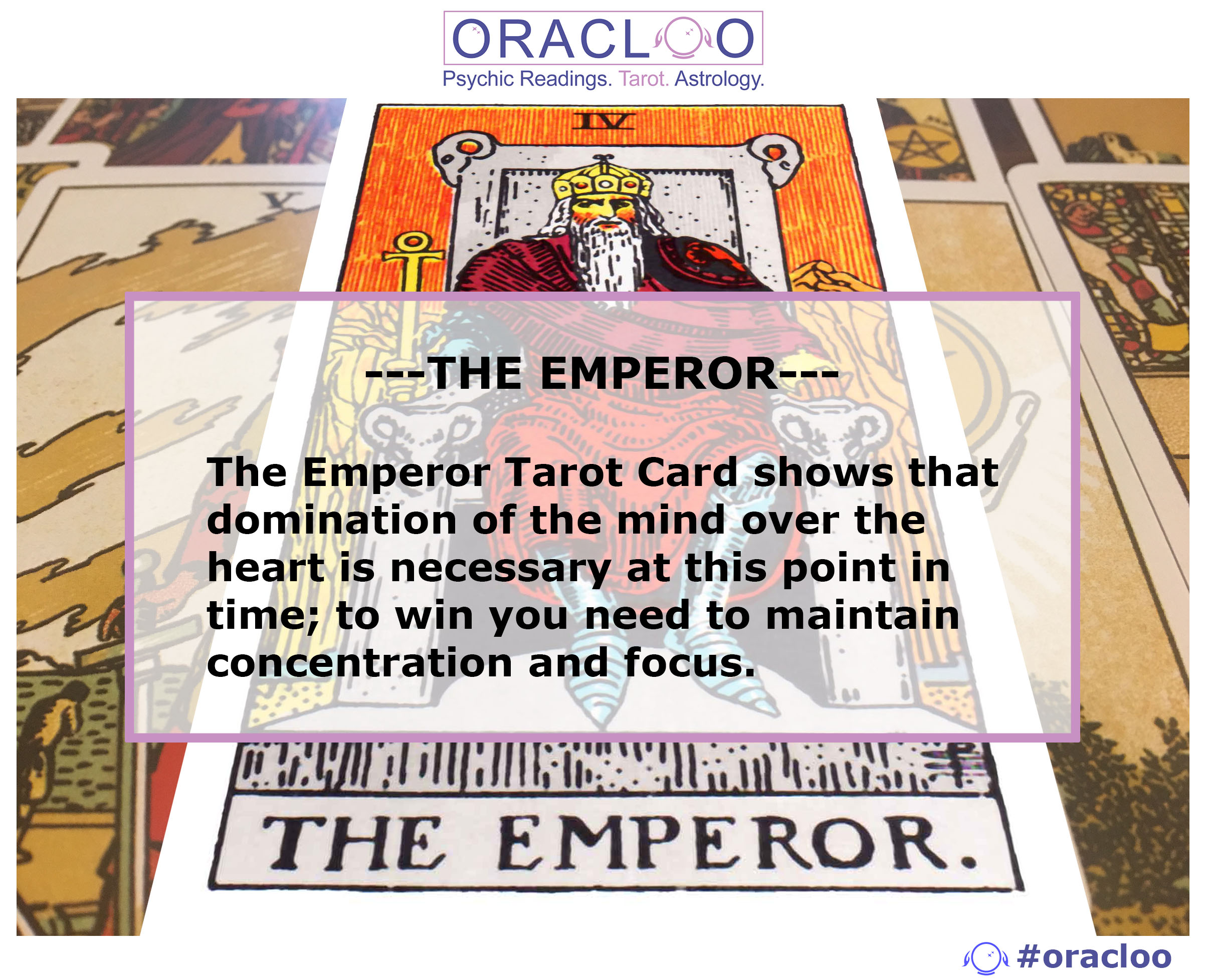 THE EMPEROR tarot card