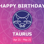 Oracloo Happy Birthday Taurus