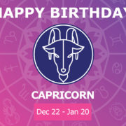 Oracloo Happy Birthday Capricorn